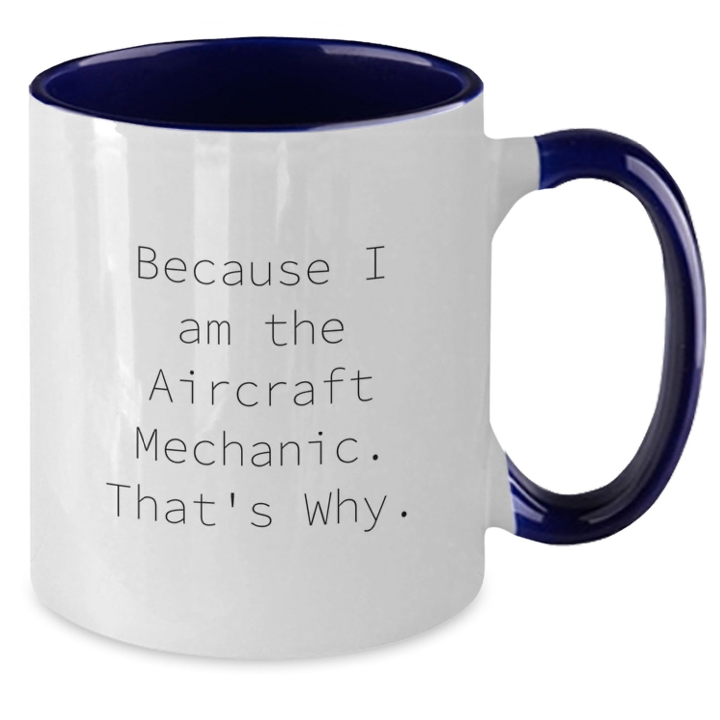 Aircraft Mechanic Keepsake Mug for Him Birthday Gift 11oz Black - Additional