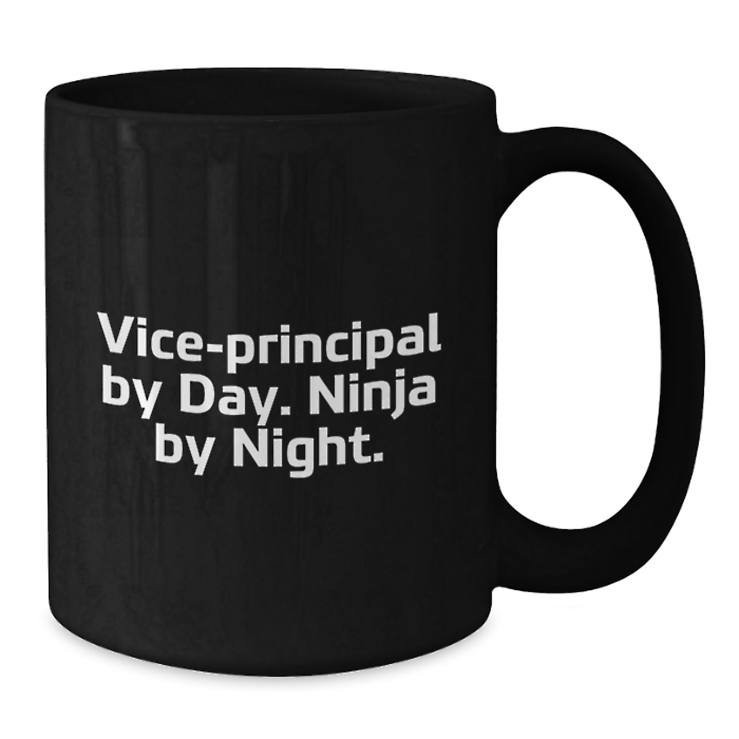 Funny Vice-principal By Day Gifts from Men for Vice-principal, Unique Black Coffee Mugs for Christmas Unique Gifts, Vice-principal By Day. Ninja By Night. Quote Coffee Mug - Additional