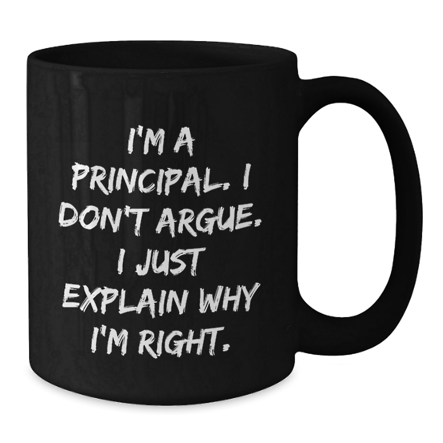 Funny Principal Black Coffee Mugs Gifts from Men to Friends for Principal, Christmas Unique Coffee Mugs for Principal, Funny Principal Gifts for Men - Additional