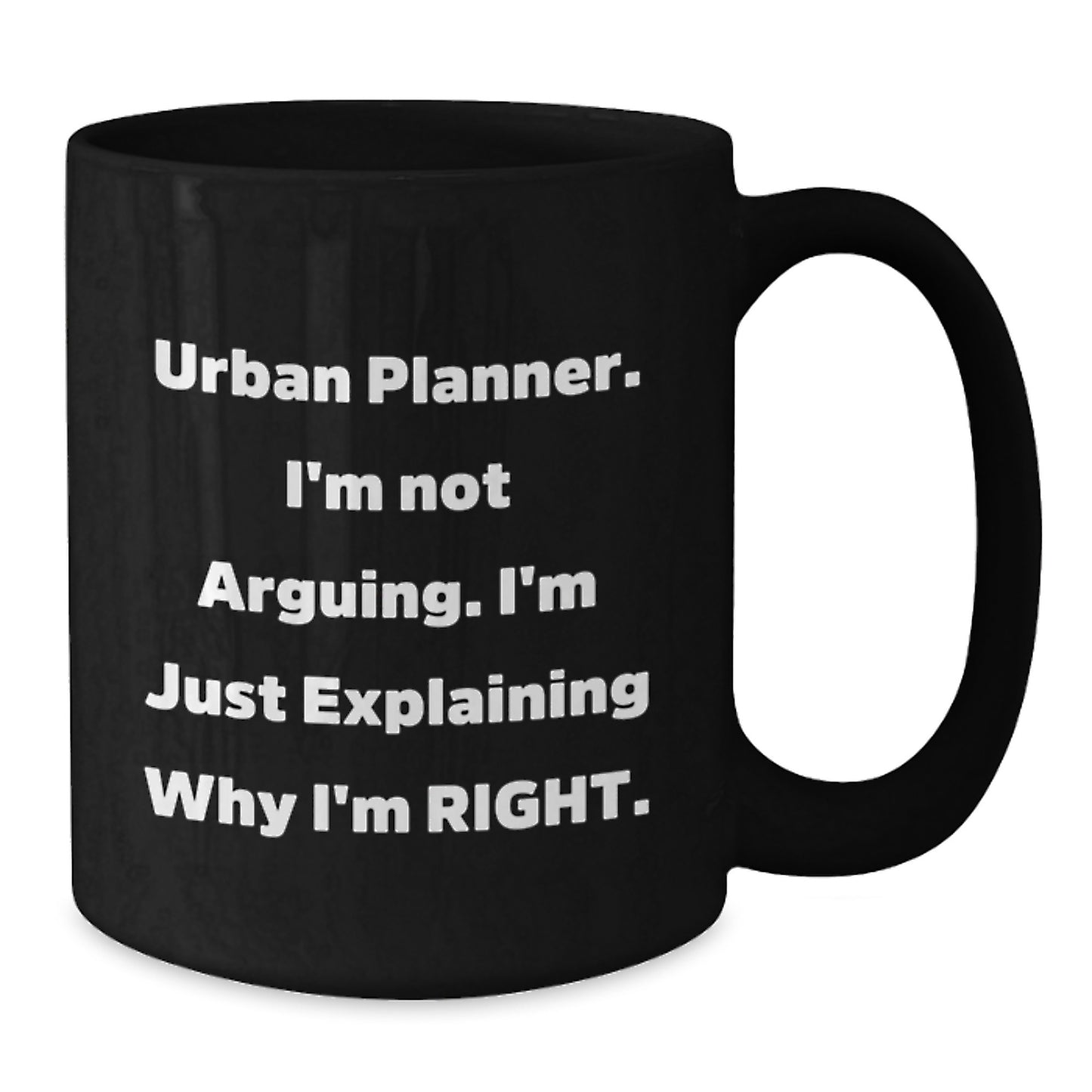 Urban Planner Gifts from Friends - Funny Black Coffee Mug for Urban Planner - Christmas Unique Gifts for Men - Urban Planner - Additional
