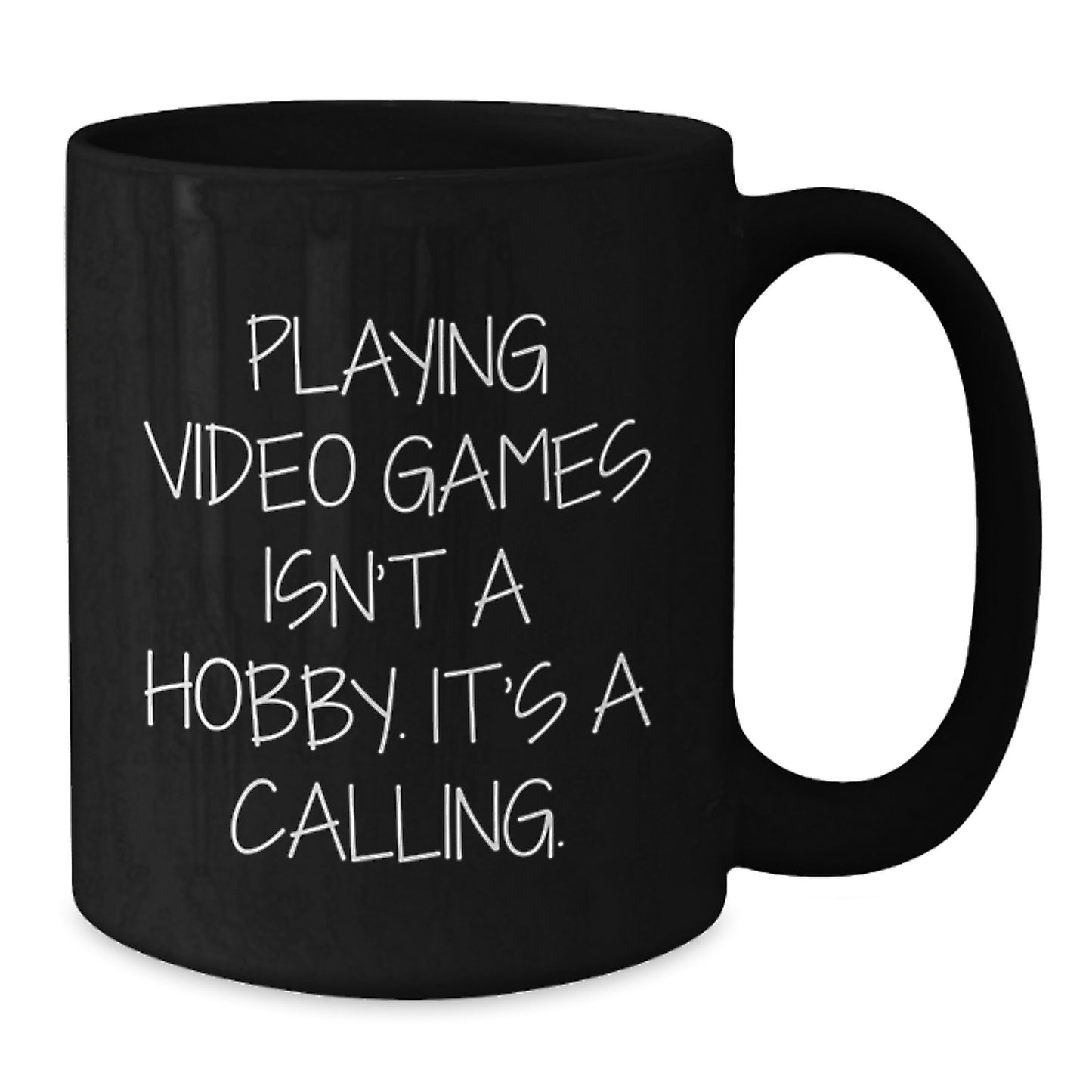 Funny Quote Playing Video Games Black Coffee Mug, Birthday Unique Gifts from Friends, Perfect for Video Game Enthusiasts, Gamer Gifts - Additional