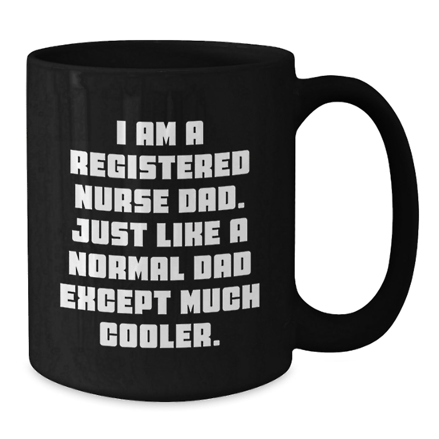 Registered Nurse Keepsake Black Coffee Mug for Him Birthday Gift - Additional