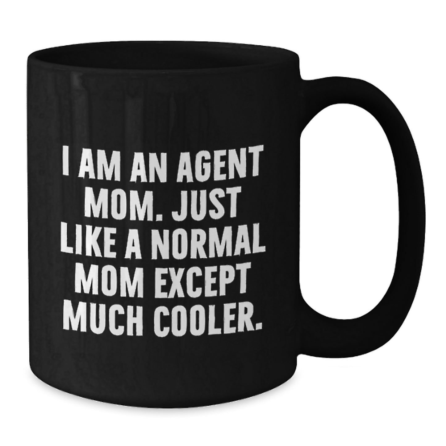 Agent Keepsake Mug for Him – Birthday Gift – Black Coffee Mug - Additional