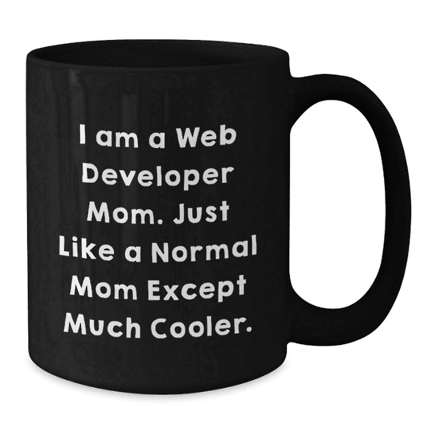 Web Developer Keepsake Mug for Him Black Ceramic 11oz Birthday Gift - Additional