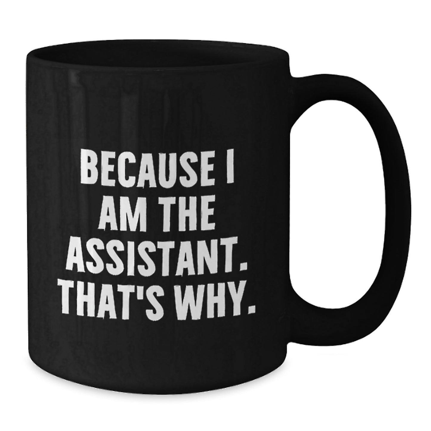 Assistant Keepsake Birthday Gift Premium Black Coffee Mug Ceramic - Additional