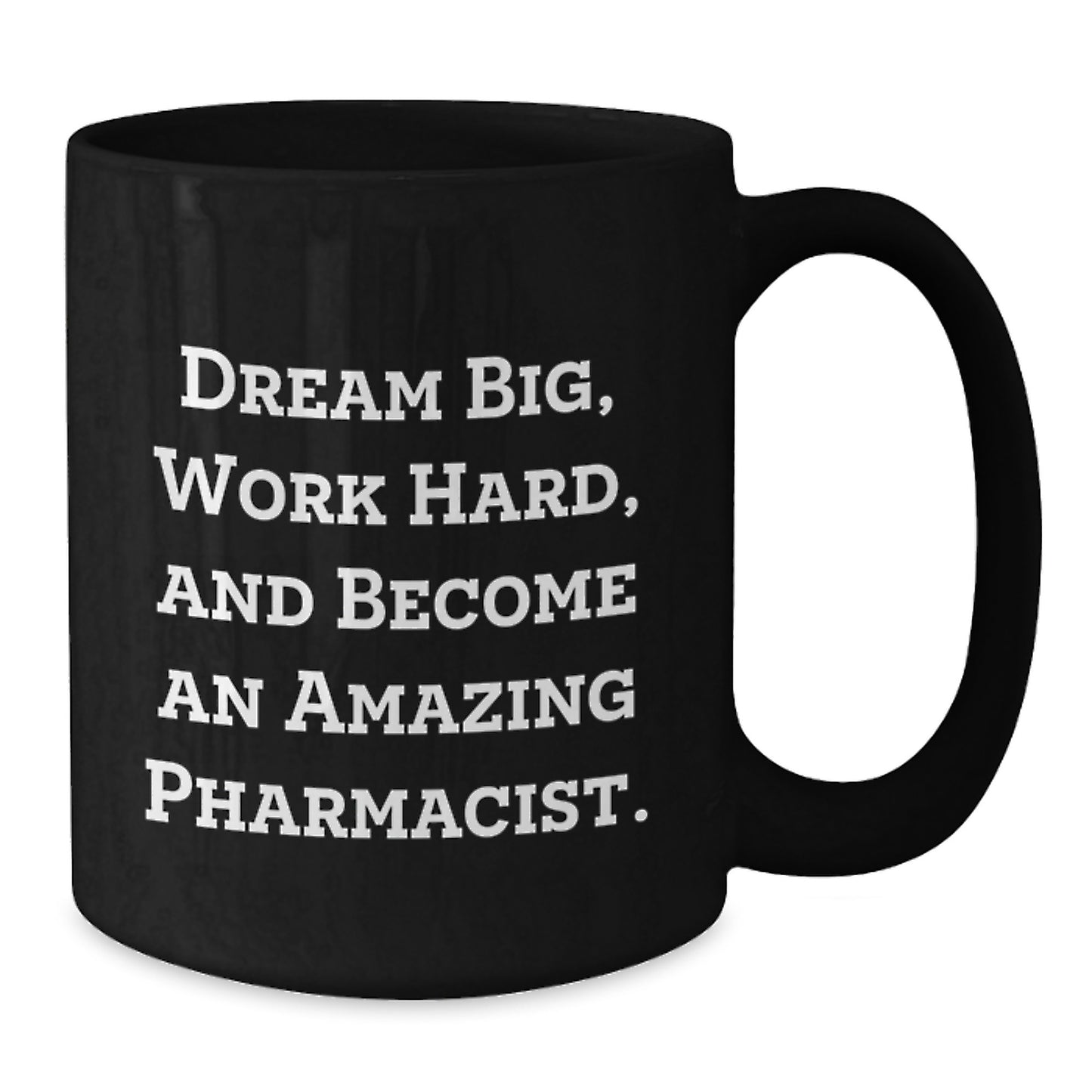 Funny Inspirational Gifts for Pharmacist Friends from Coworkers Unique Black Coffee Mug - Additional