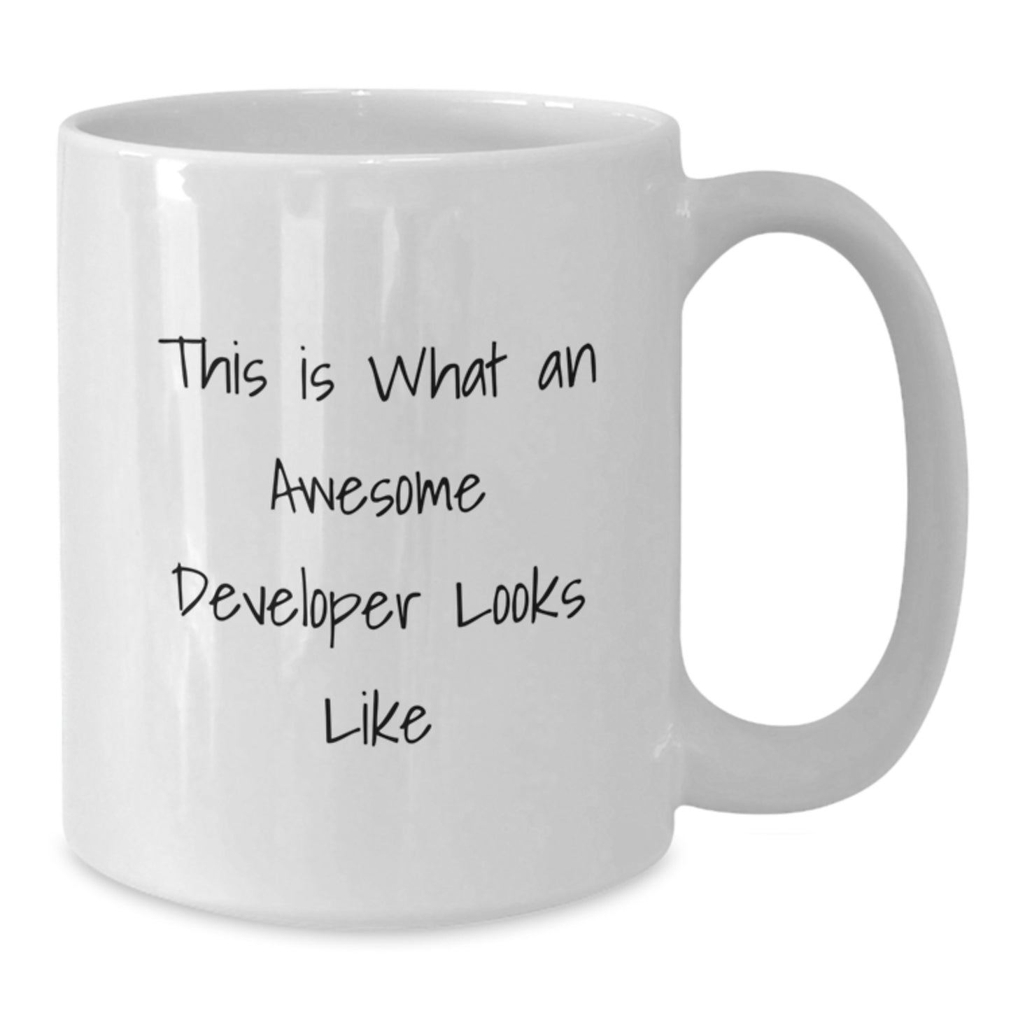 Funny Developer Gifts from Friends, This Is What An Awesome Developer Looks Like - White Coffee Mug for Developers, Unique Birthday Unique Gifts for Him, Funny Mug for Coworkers - Additional