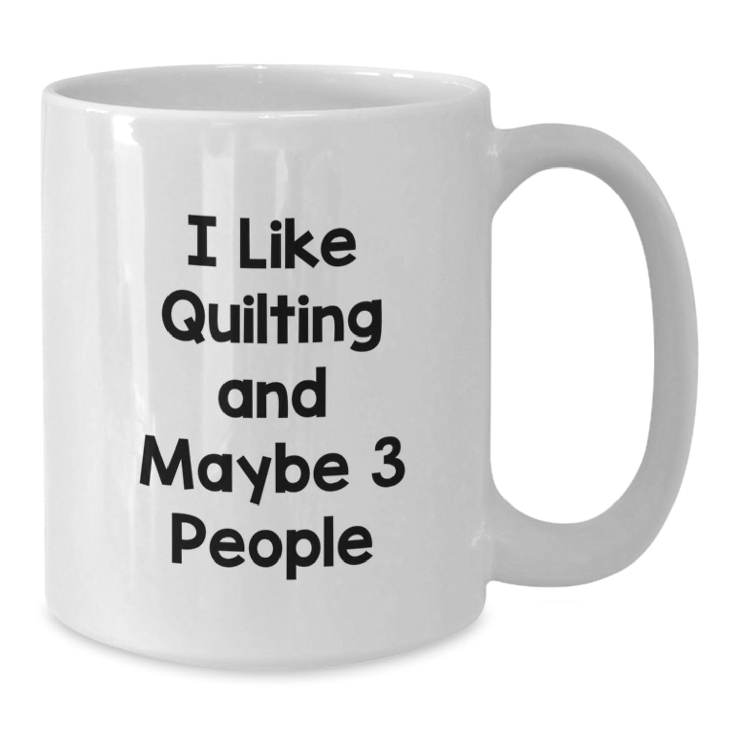 Quilting Funny White Coffee Mugs Gifts from Friends for Men Women Coworkers Family Christmas Unique Presents - Additional