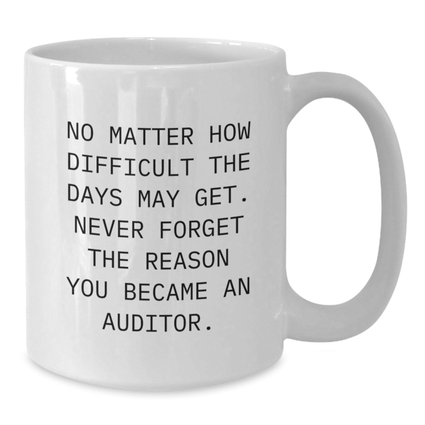 Funny Auditor White Coffee Mug Gifts from Friends for Christmas Unique Gifts - Additional
