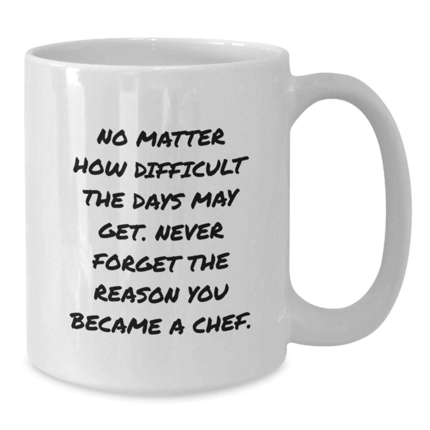 Funny Chef Gifts from Friends Unique White Coffee Mugs Never Forget the Reason You Became a Chef Birthday Unique Gifts for Chef Men - Additional