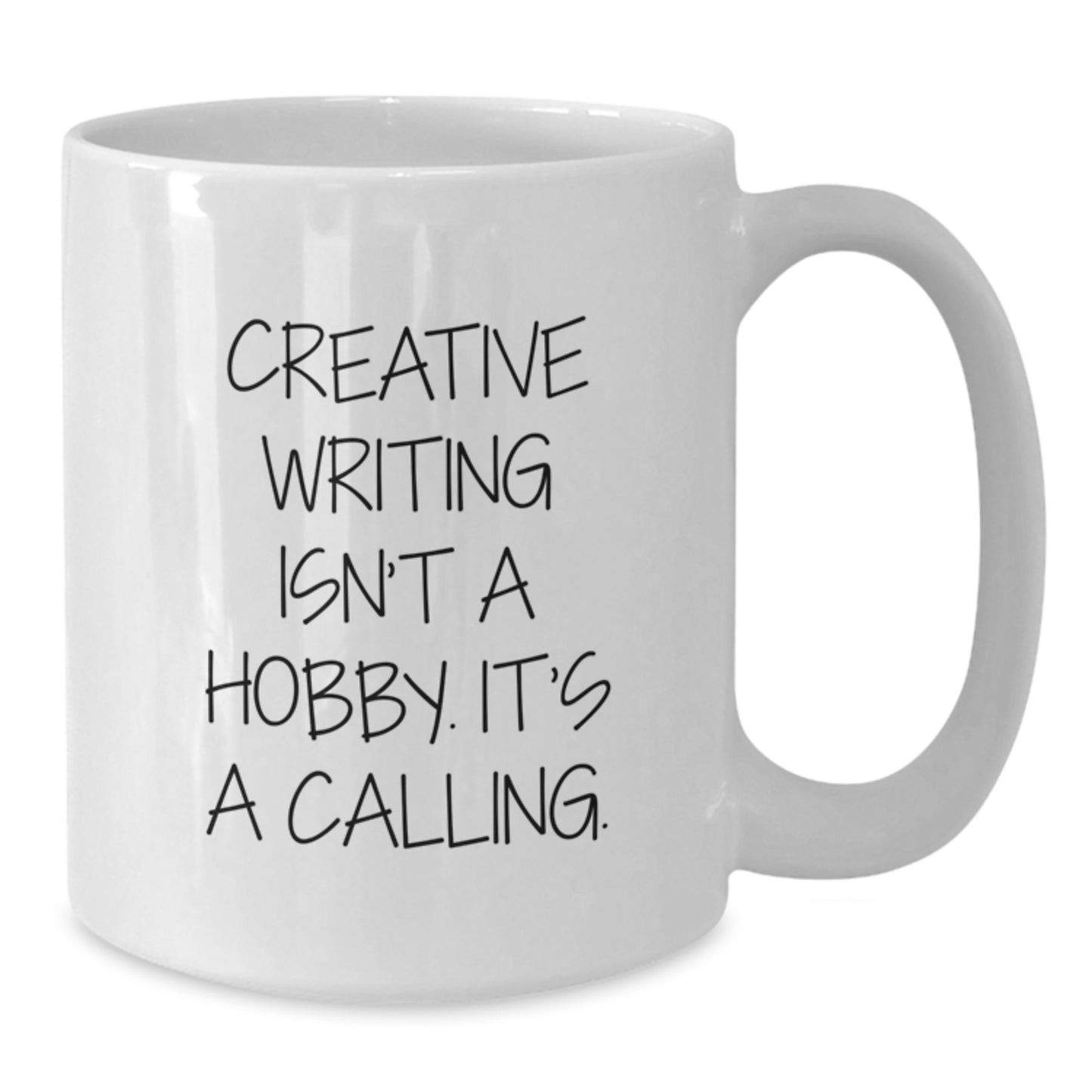 Creative Writing Inspiration for Her, Funny 'Creative Writing Isn't A Hobby. It's A Calling.' White Coffee Mug Gifts from Mom to Mother's Day Unique Gifts - Additional
