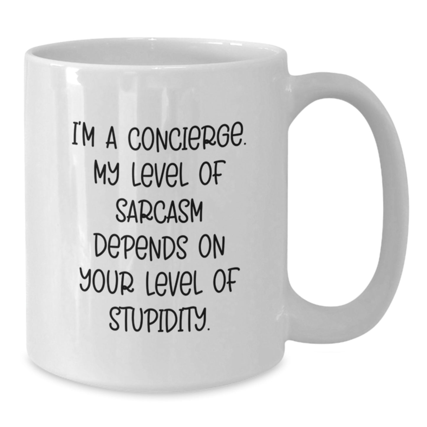 Concierge Funny Gifts from Friends White Coffee Mugs Birthday Unique for Men, Women, Family, Coworkers - Additional