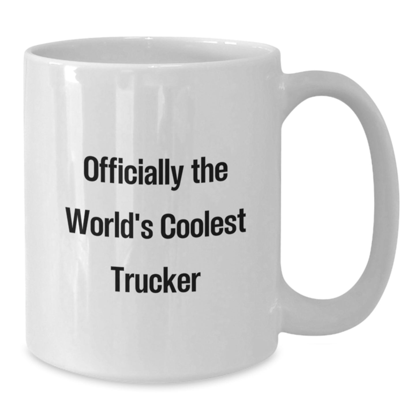 Trucker Gifts from Men to Trucker, Funny Trucker White Coffee Mug, Valentine's Unique Gifts for Trucker - Additional