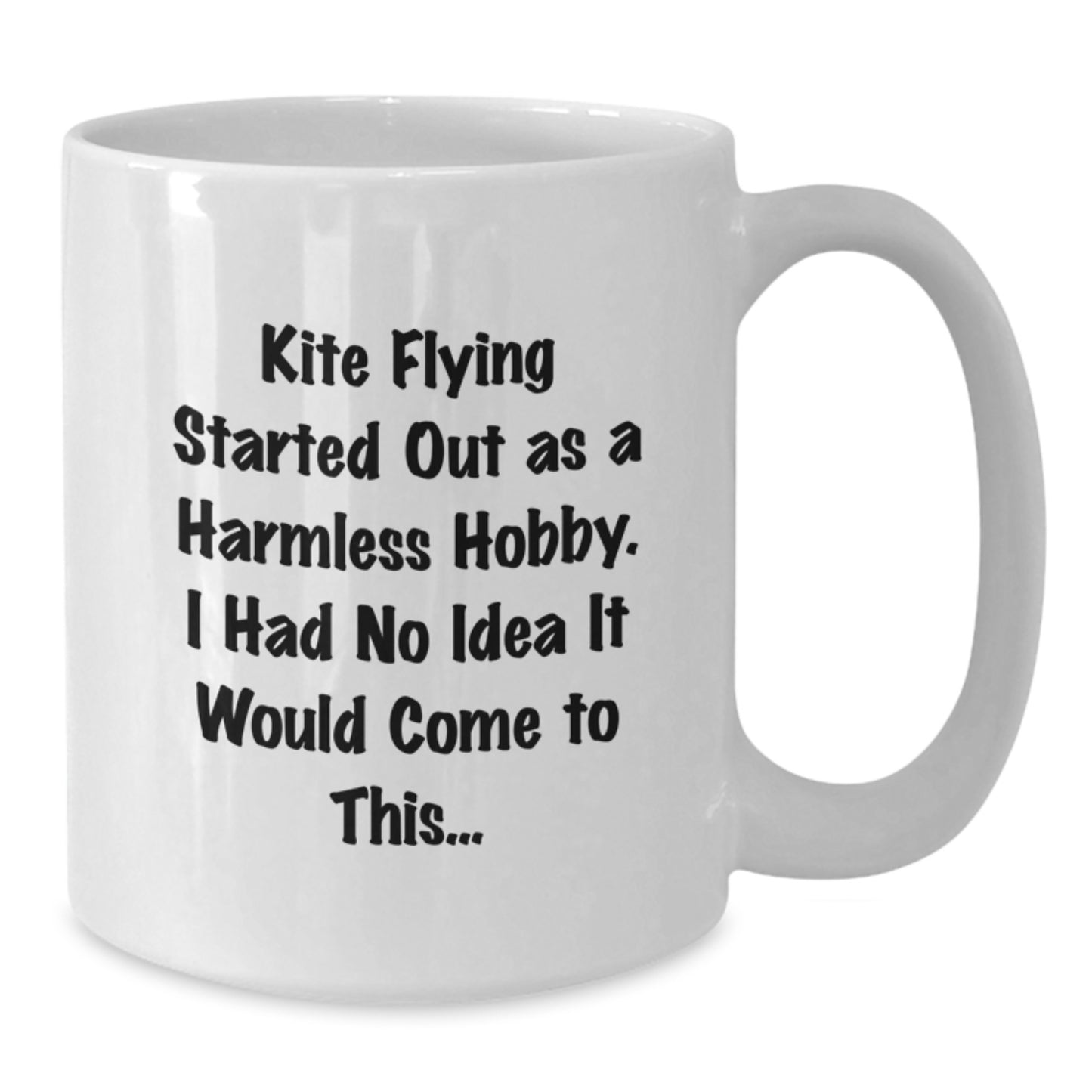 Funny Kite Flying Gifts for Him, White Coffee Mug, Graduation Unique Gifts from Friends - Additional