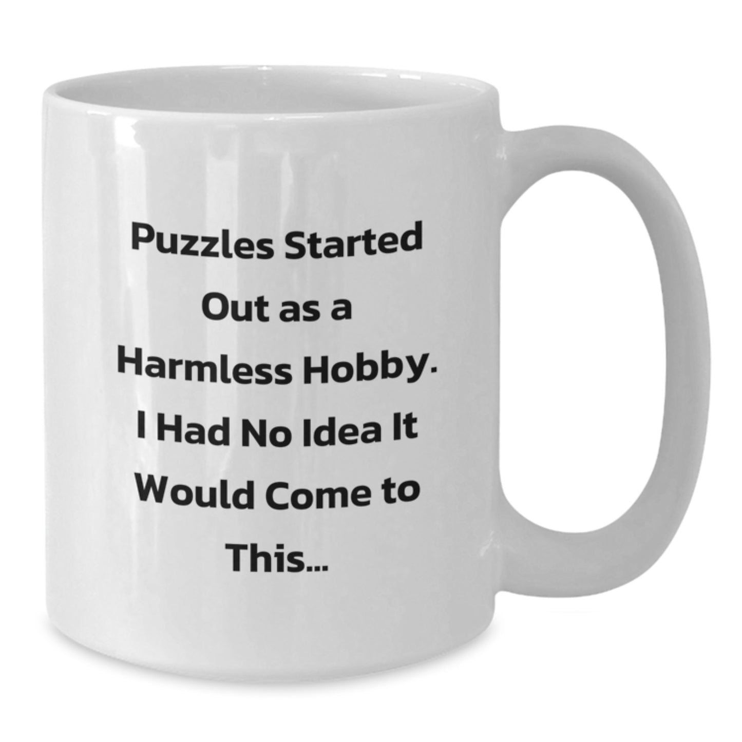 Birthday Gift Keepsake White Coffee Mug for Him – Puzzles Quote - Additional