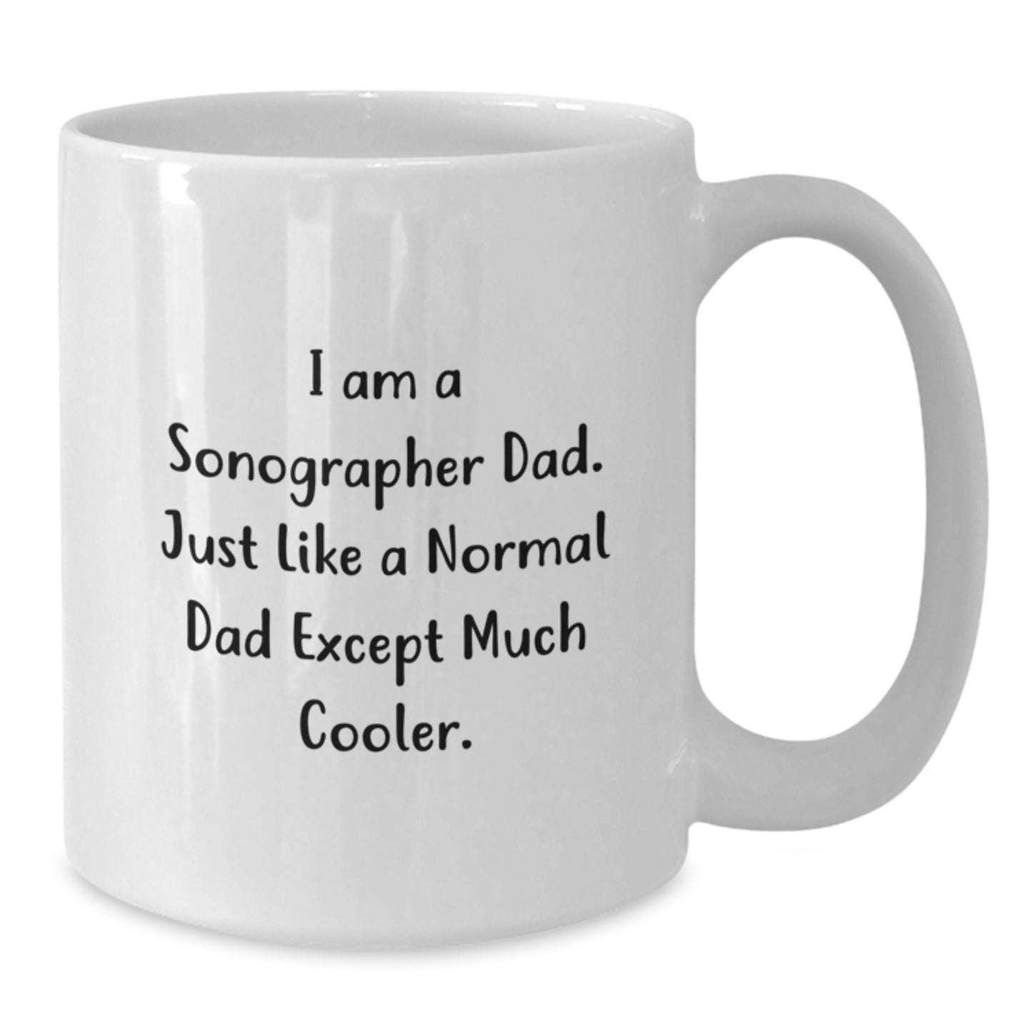Sonographer Keepsake Mug for Him Birthday Gift – White 11oz Ceramic - Additional