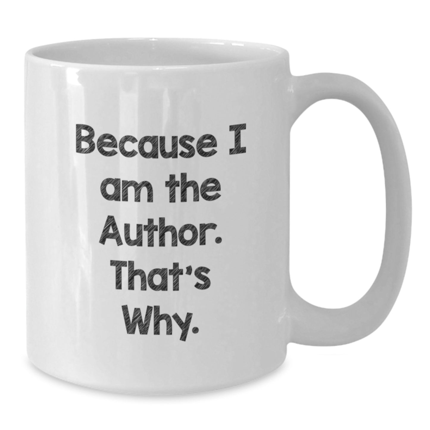 Author Keepsake White Coffee Mug for Him Birthday Gift 11oz Ceramic - Additional