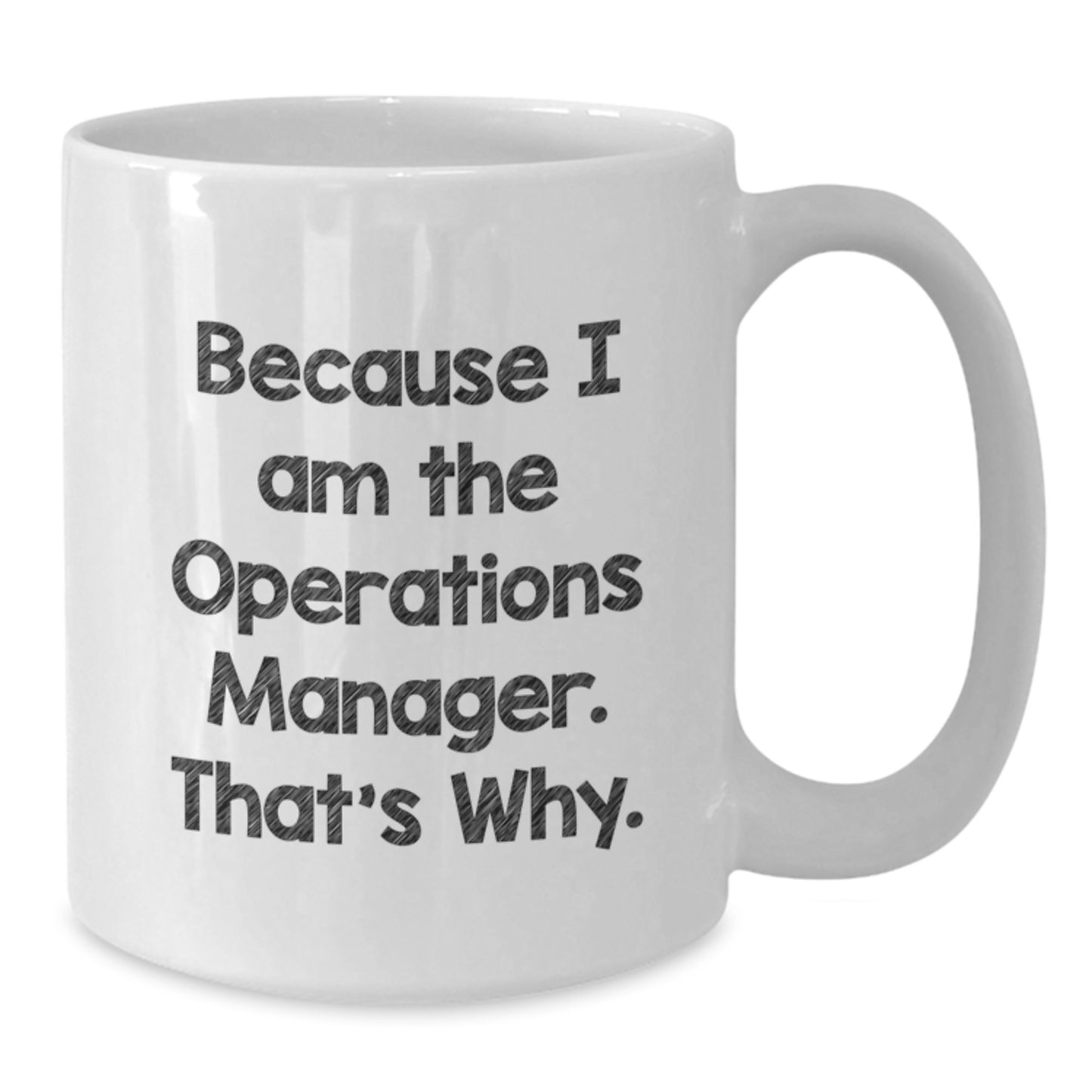 Birthday Gift for Her Operations Manager White Coffee Mug Present - Additional