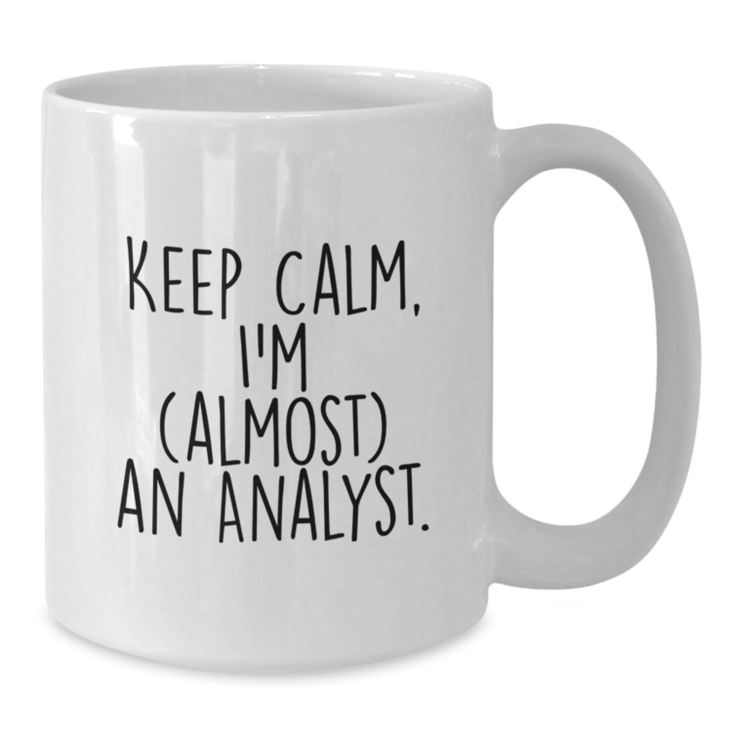 Birthday Gift Analyst White Coffee Mug for Her Present - Additional
