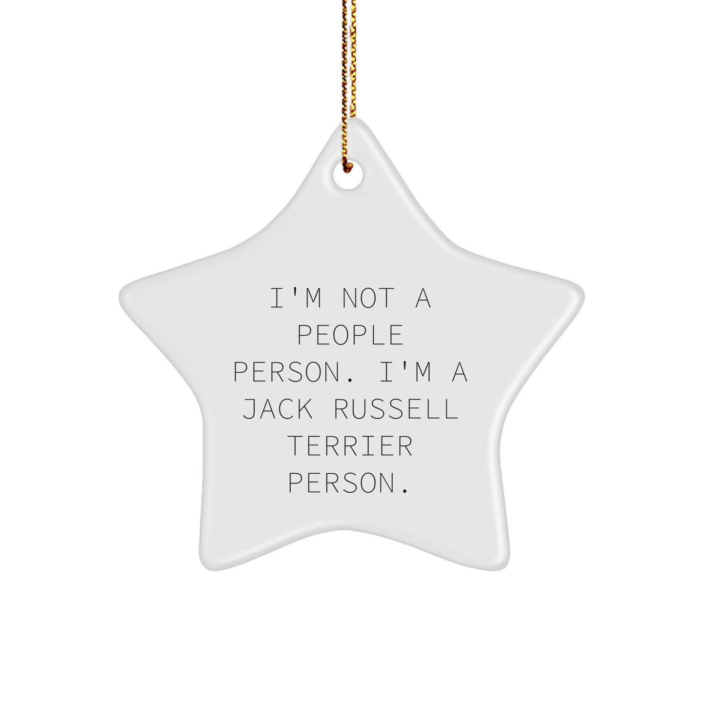 Funny Jack Russell Terrier Dog Quirks Gifts from Men to Women Friends Coworkers Family for Christmas - Image 1