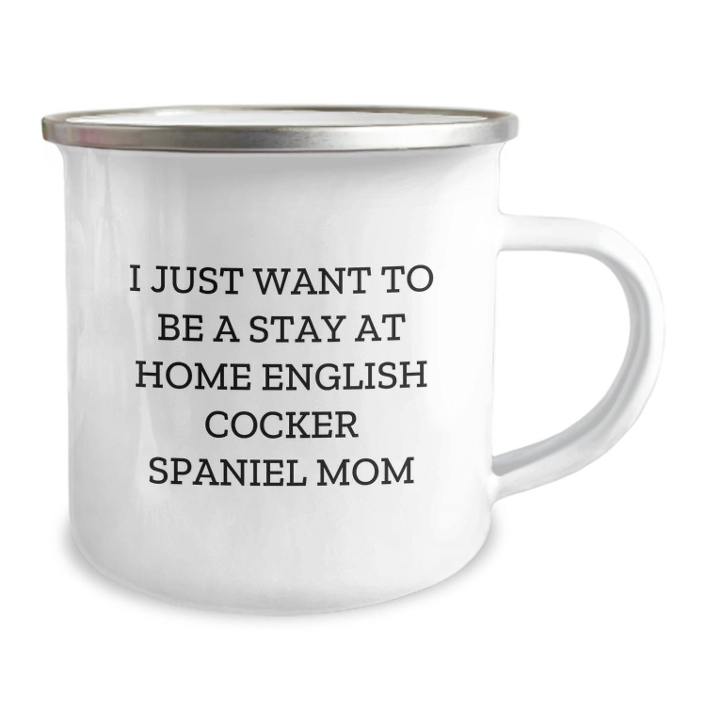 English Cocker Spaniel Dog Mom's Camping Mug, Funny Quote, Christmas Unique Gifts for Her from Family, Friends, or Coworkers - Image 2