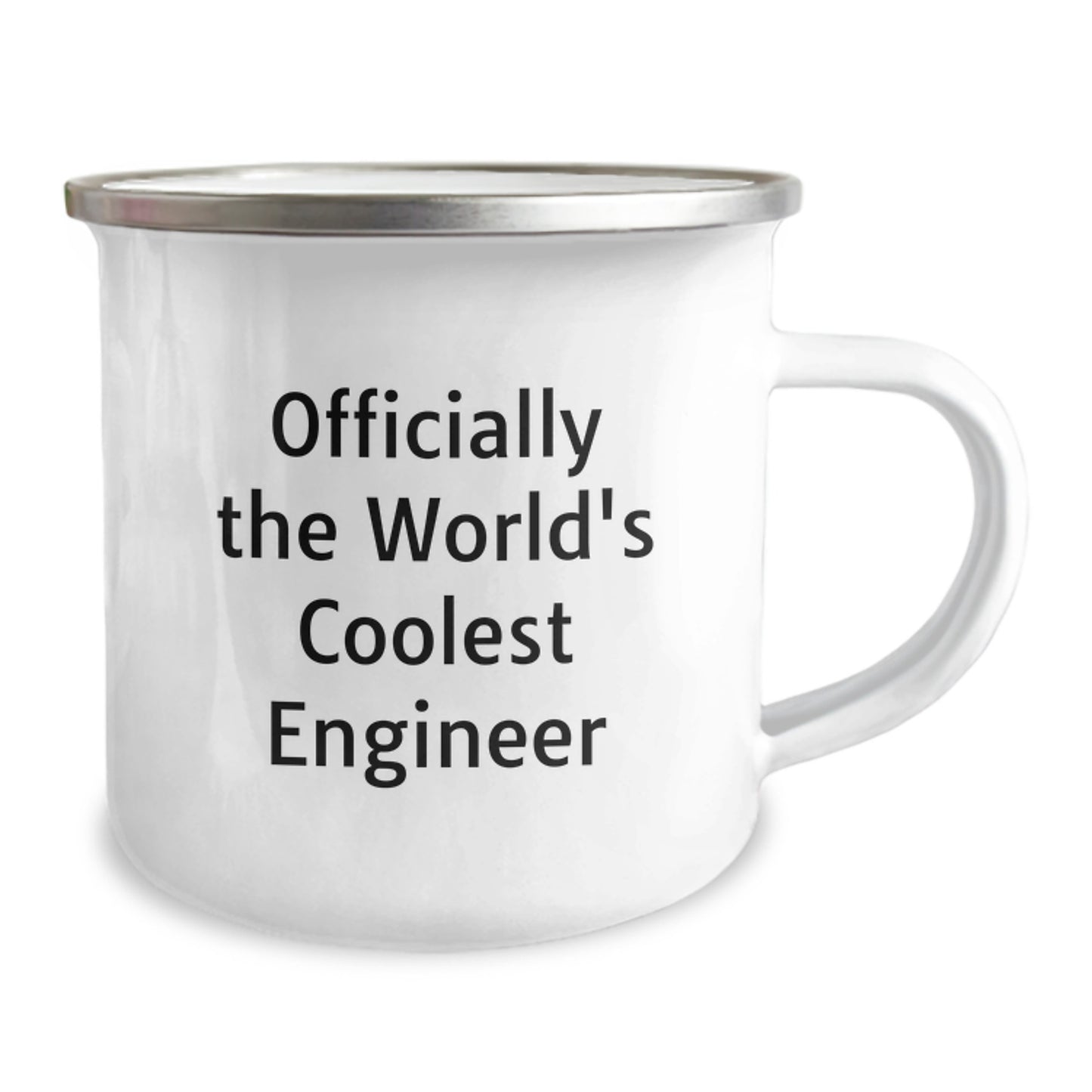 Unique Gifts for Engineers - Funny Engineer Camping Mug, 'Officially The World's Coolest Engineer' Quote, Perfect for Father's Day - Image 2