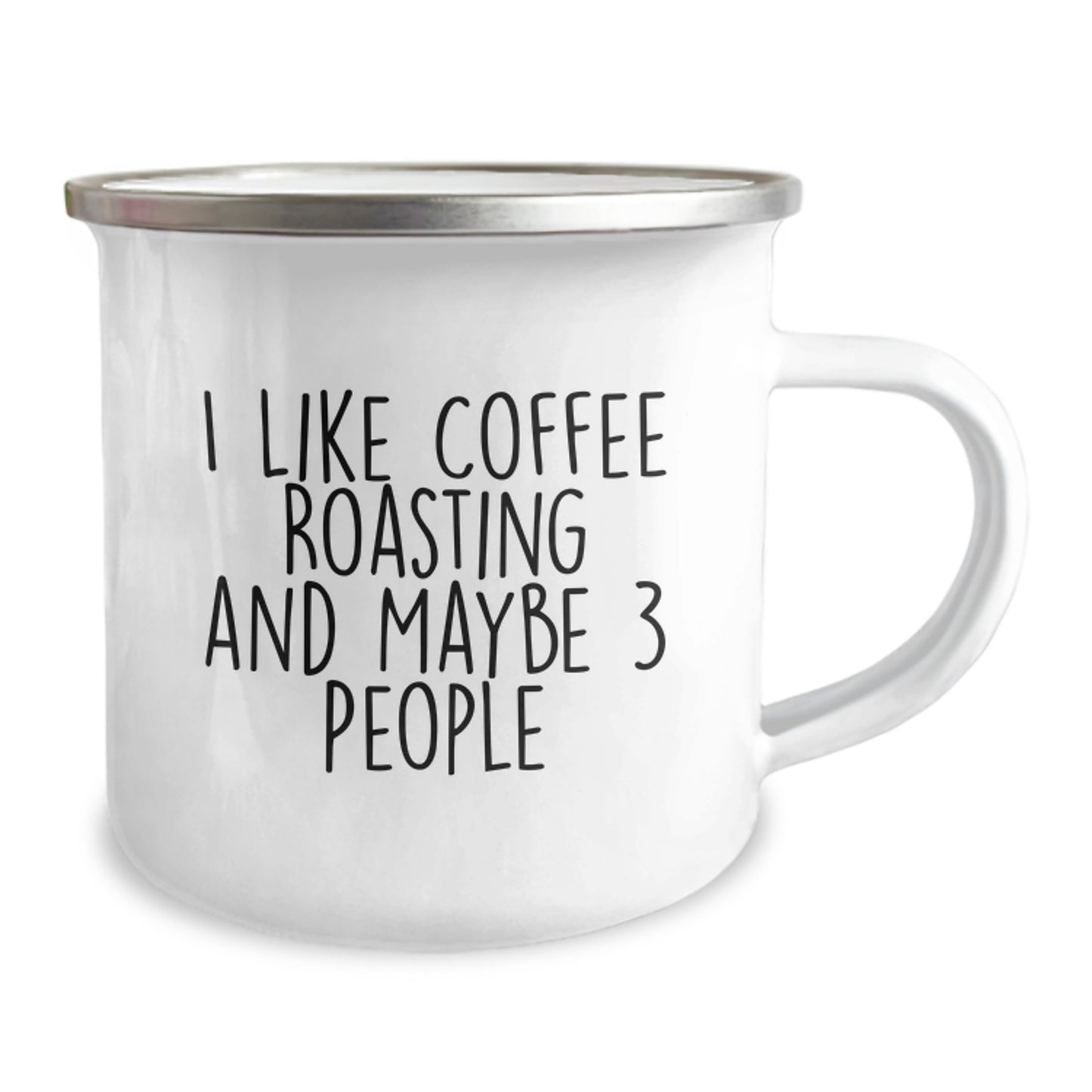 Funny Coffee Roasting Gifts for Friends, Camping Mug for Graduation, 'I Like Coffee Roasting And Maybe 3 People' Quote Gifts from Men to Coffee Roasting Enthusiasts - Image 2