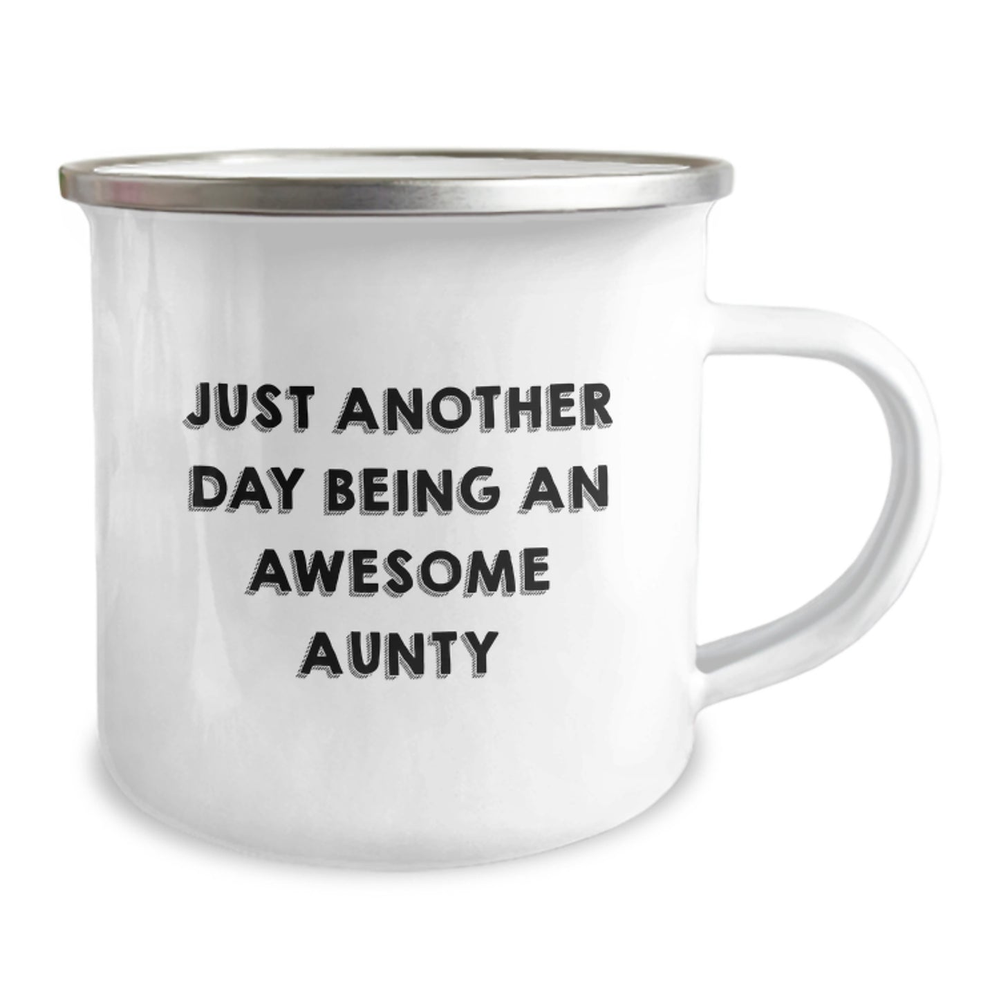 Awesome Aunt Gifts, Just Another Day Being An Awesome Aunty, Funny Camping Mug for Birthday, Gifts from Family, for Awesome Aunt - Image 2