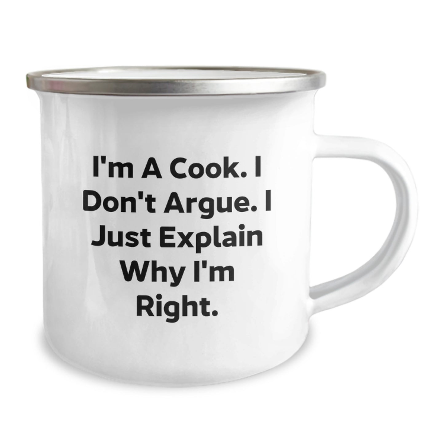 Cook's Camping Mug Funny Quote Gifts from Men to Cook Friends on Birthday - Image 2