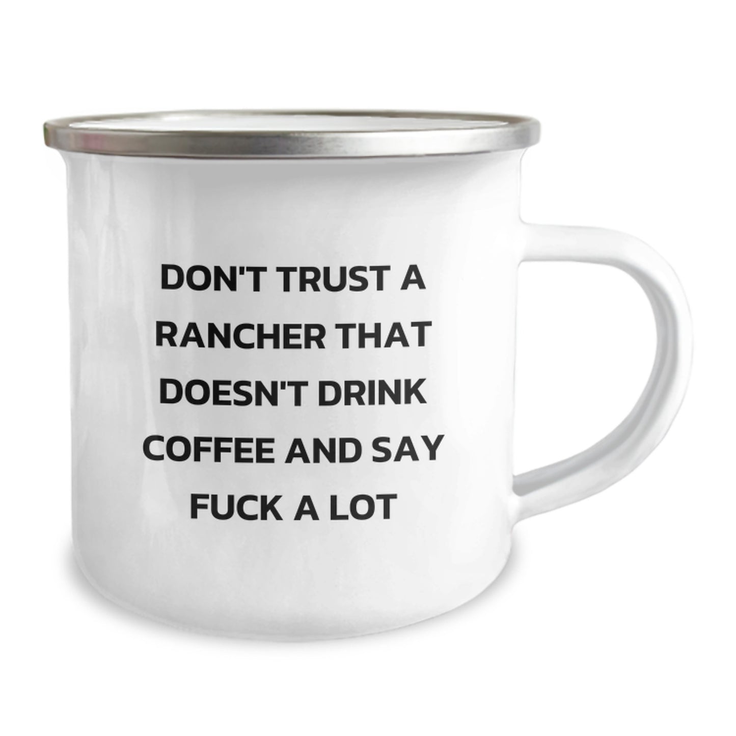 Funny Rancher Gifts from Men - Unique Christmas Mugs for Ranchers Who Say F--k A Lot - Image 2