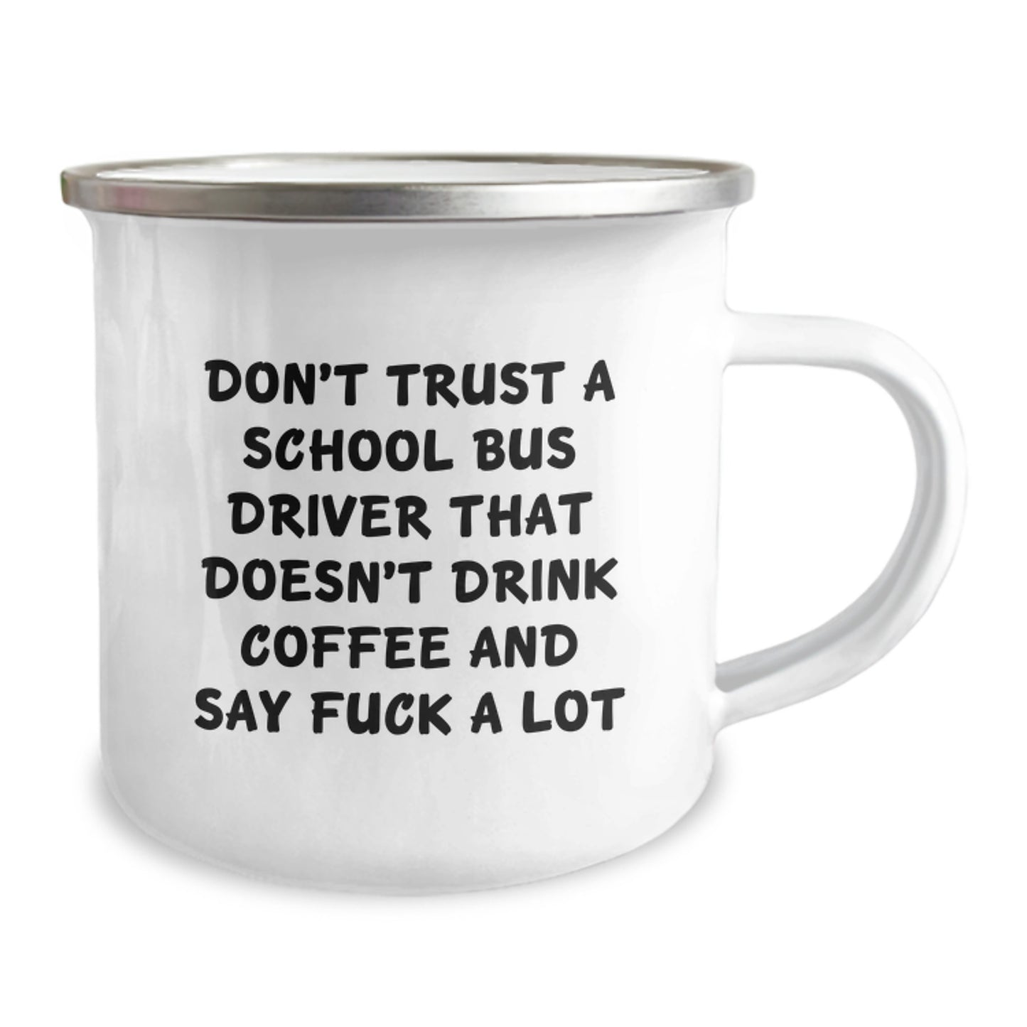 Funny School Bus Driver Gifts, Camping Mug for Coffee Lovers, Gifts from Men to School Bus Driver for Christmas - Image 2