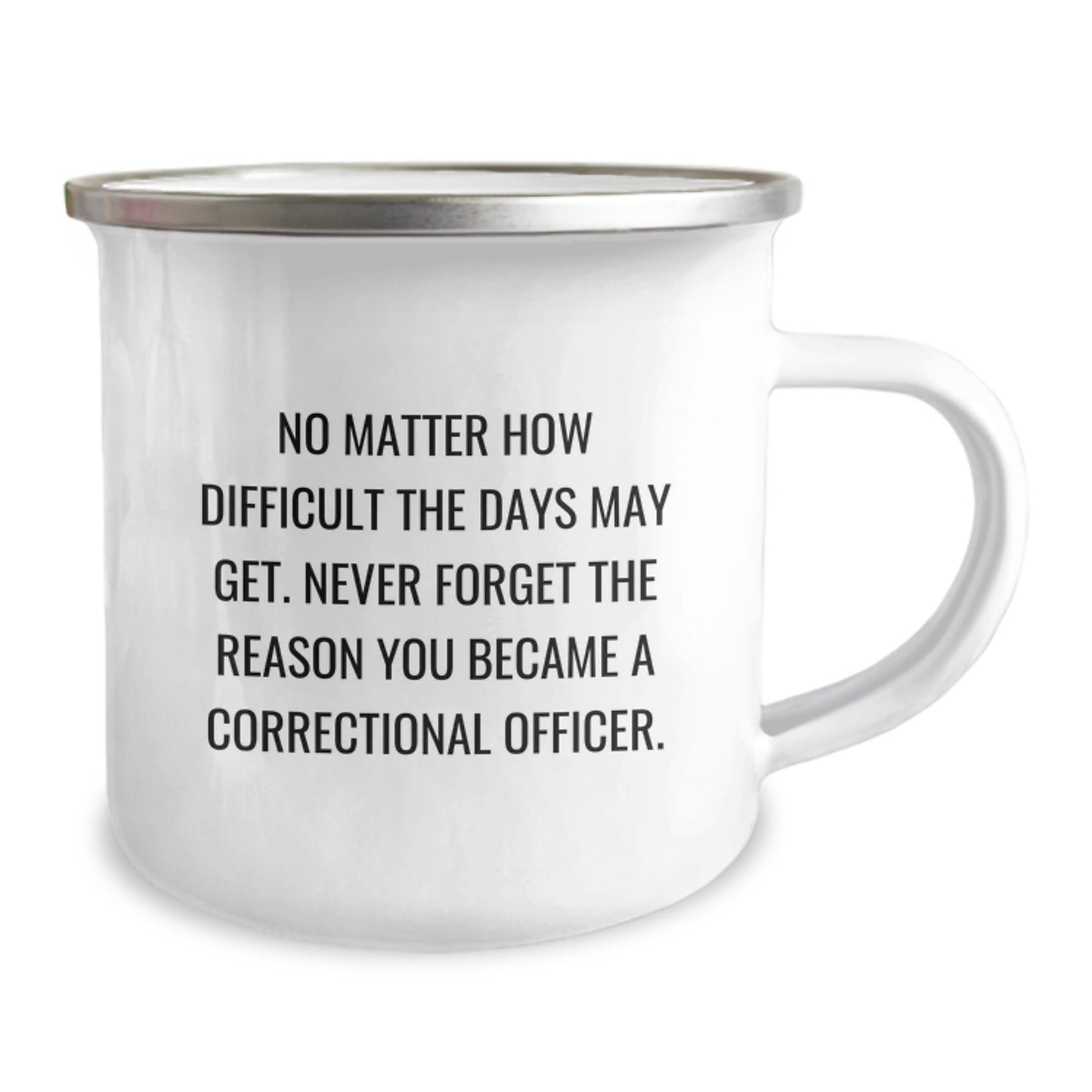 Correctional Officer Gifts from Family - Funny Camping Mug for Correctional Officer Men on Valentine's Unique - Image 2