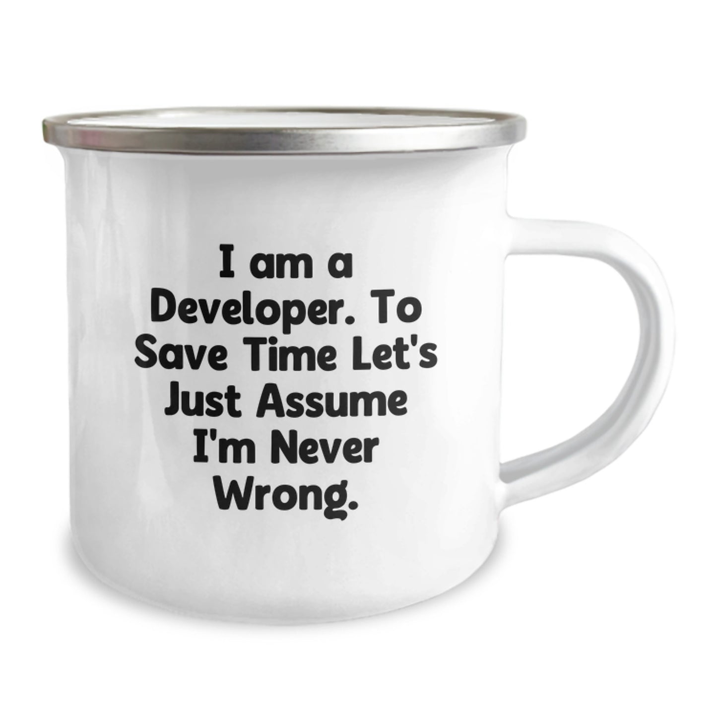 Funny Developer Camping Mug Gifts from Family for Dad on Father's Day - Image 2