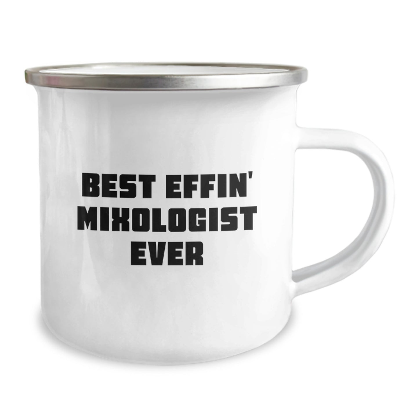 Unique Gifts from Men for Mixologist Dad - Best Effin' Mixologist Ever Camping Mug, Perfect Camping Gift on Father's Day - Image 2