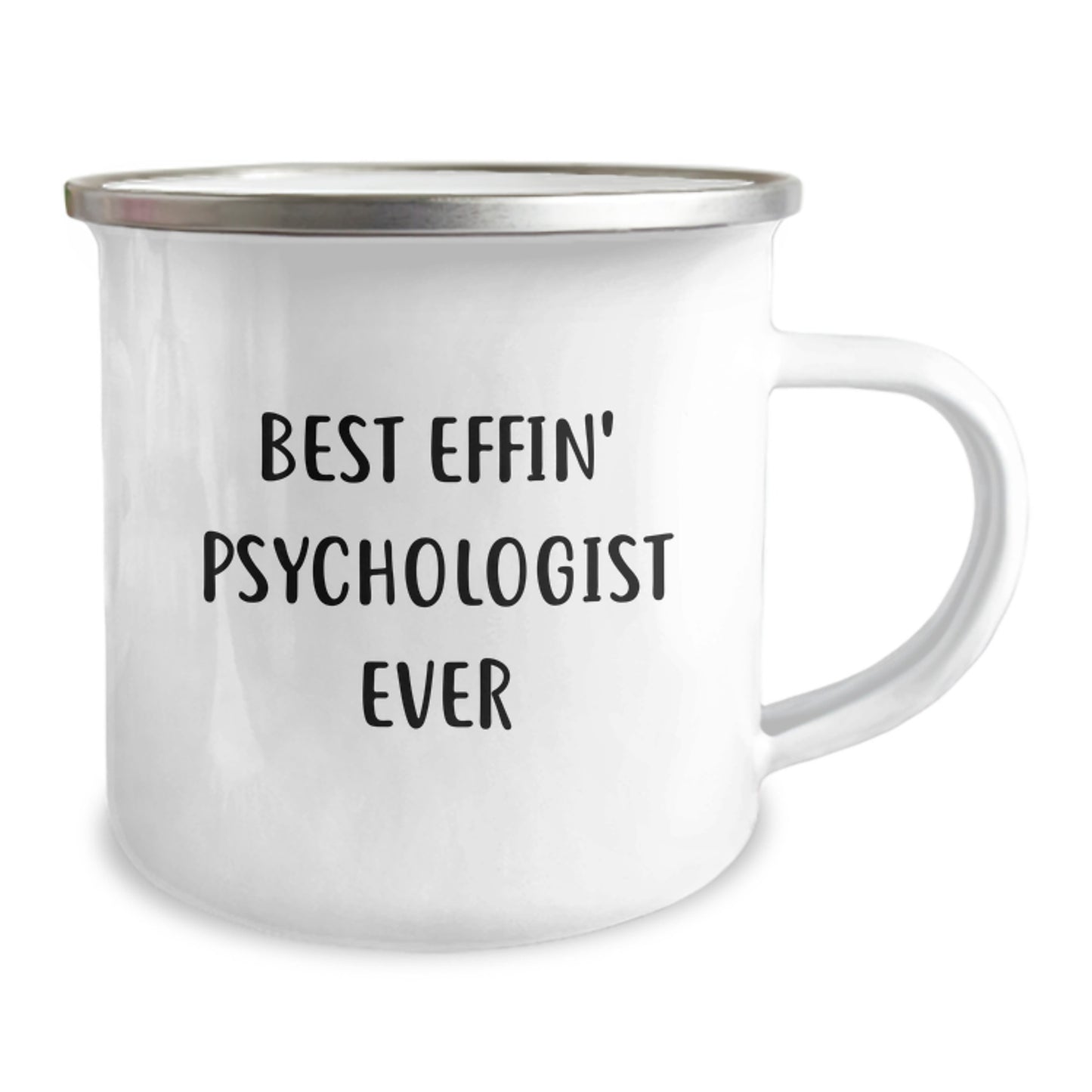 Funny Psychologist Gifts for Men, Best Effin' Psychologist Ever Camping Mug for Women, Valentine's Unique Gifts from Friends to Family - Image 2