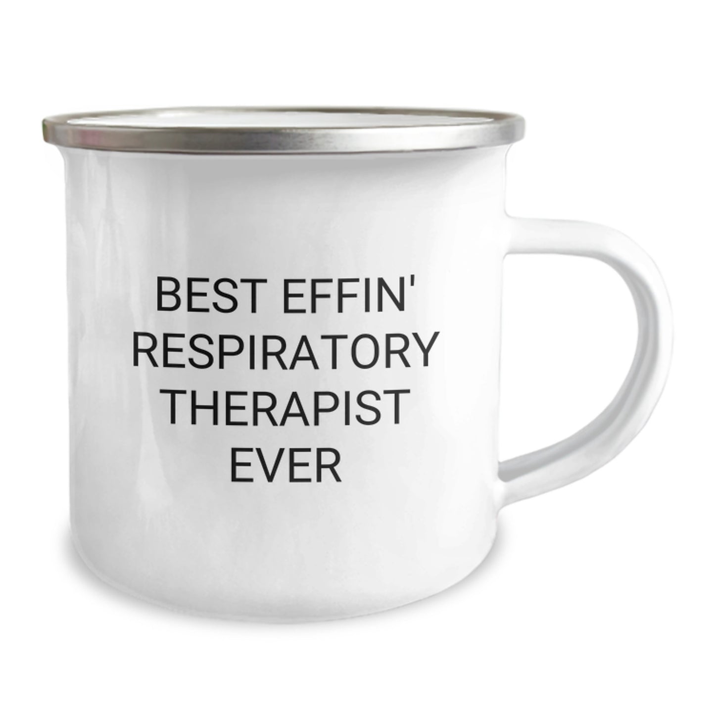 Funny Gifts for Respiratory Therapists, Best Effin' Respiratory Therapist Ever Camping Mug, Birthday Unique Mugs for Friends and Coworkers - Image 2