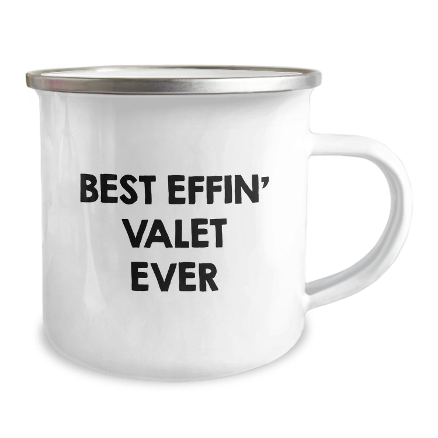 Valet Camping Mug - Best Effin' Valet Ever Funny Gift for Him, Unique Valentine's Present for Men, Friends, Family, Coworkers - Image 2