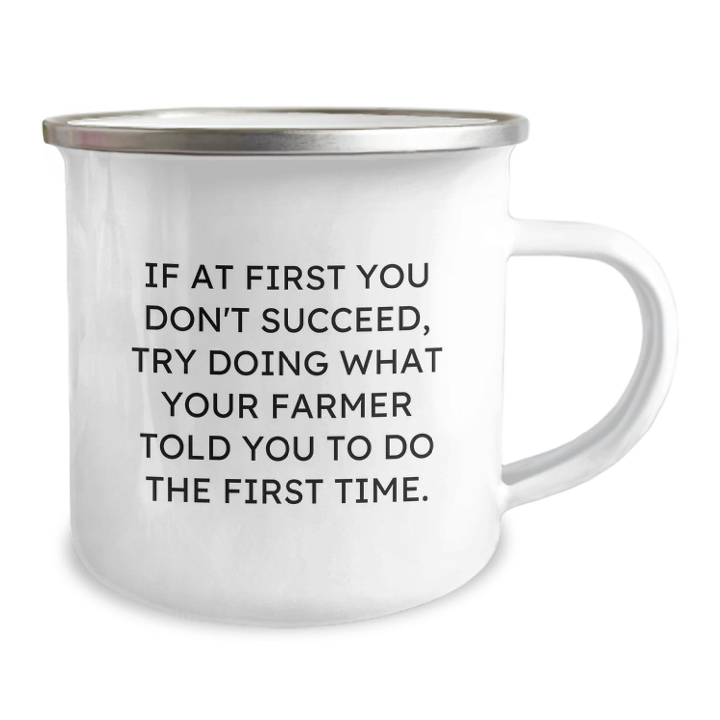 Farmer Keepsake Camping Mug for Him Farm Life Birthday Deluxe Gift - Image 2
