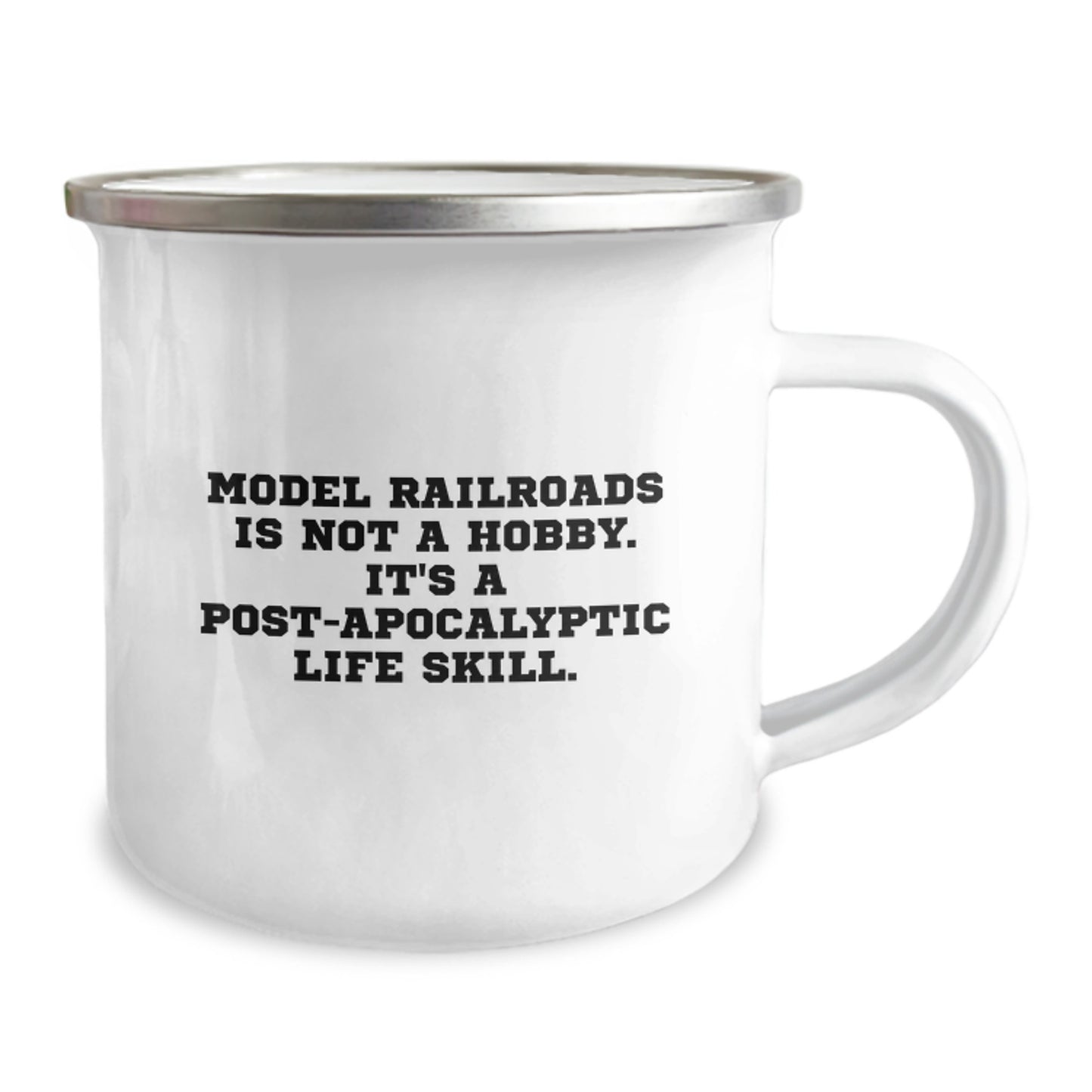 Funny Model Railroads Camping Mug Gifts from Friends, Family, or Coworkers for Men, Women, or Anyone Who Loves Model Railroads, Valentine's Unique Gifts - Image 2