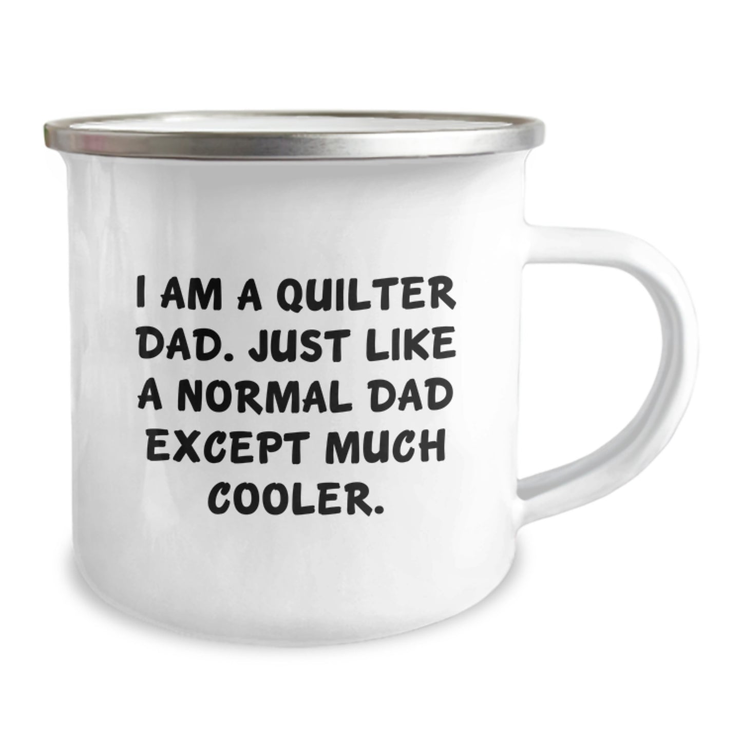 Quilter Keepsake Camping Mug for Him Birthday Gift - Dad Pride - Image 2