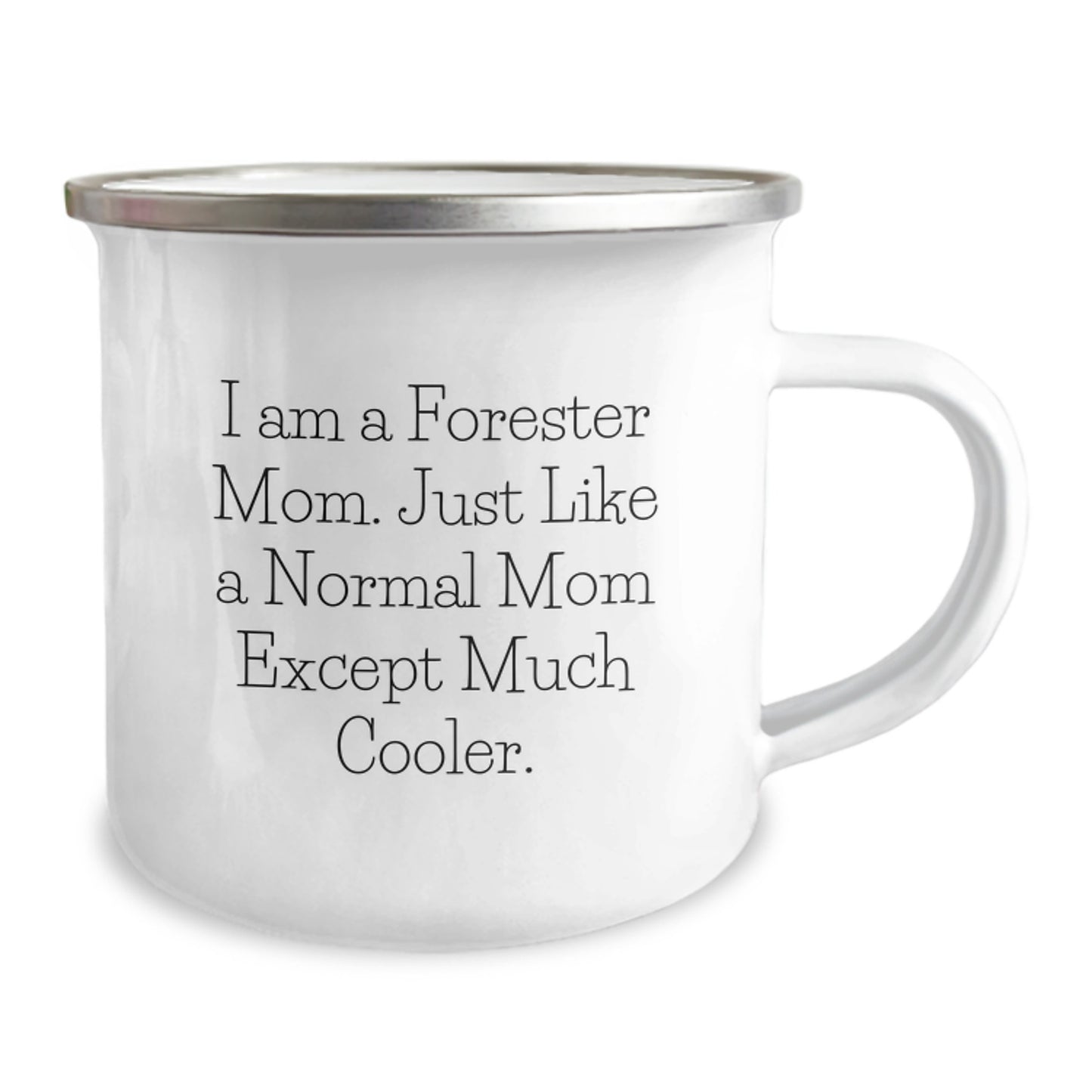 Birthday Gift Forester Camping Mug for Her Present – I Am A Forester Mom - Image 2