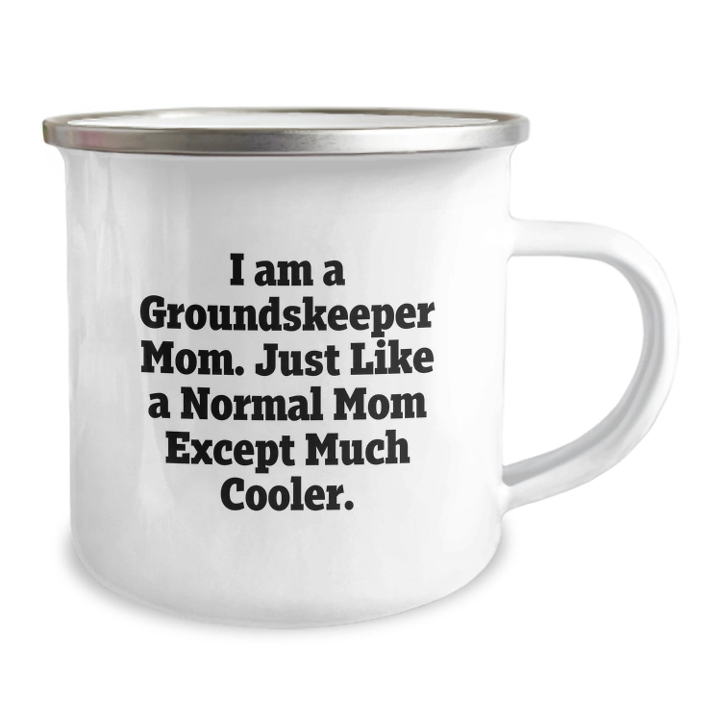 Funny groundskeeper Gifts for groundskeeper Mom - Camping Mug with Inspirational Quote, Gifts from Mom to Daughter for groundskeeper Graduation - Image 2