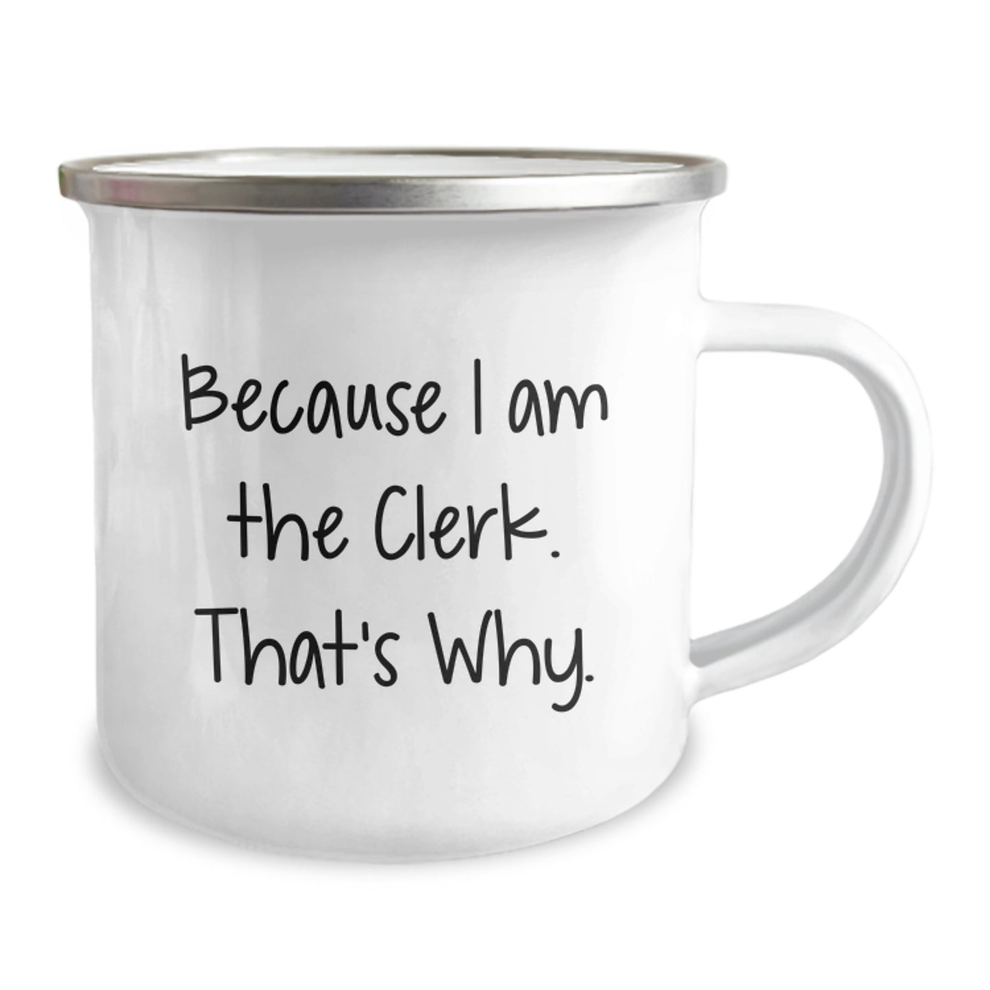 Clerk Camping Mug Keepsake Birthday Gift for Him, Coffee Companion - Image 2