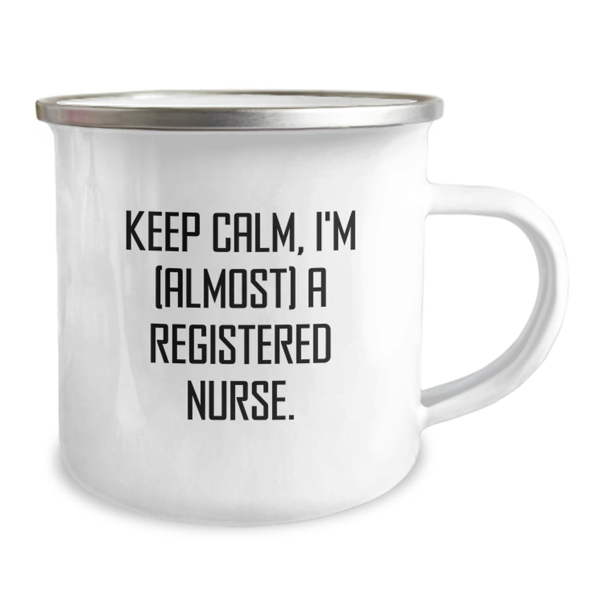 Registered Nurse Gift for Him Keep Calm, I'm (Almost) A Registered Nurse - Image 2