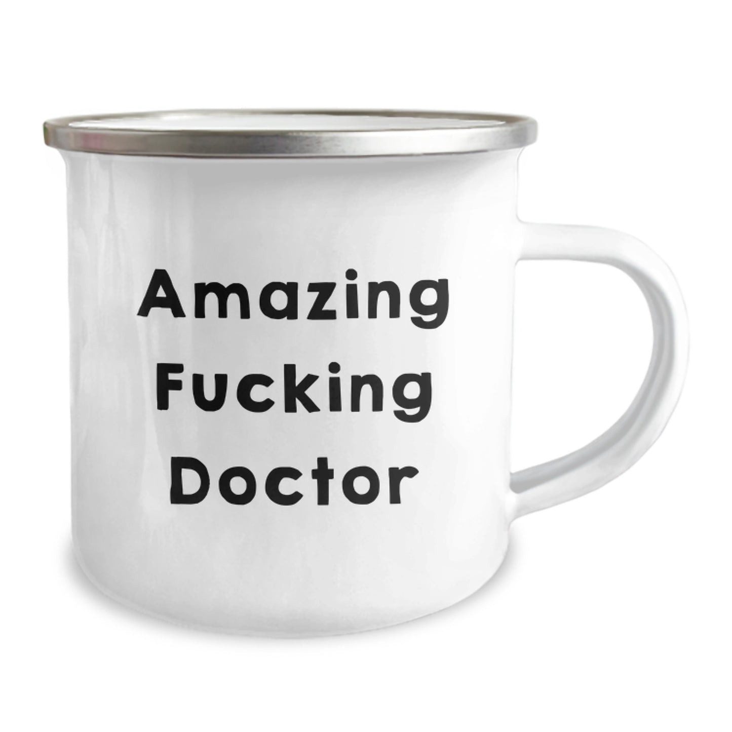 Funny Gifts from Men for Doctors - Amazing Doctor Quote Camping Mug for Valentine's Unique Gifts - Image 2
