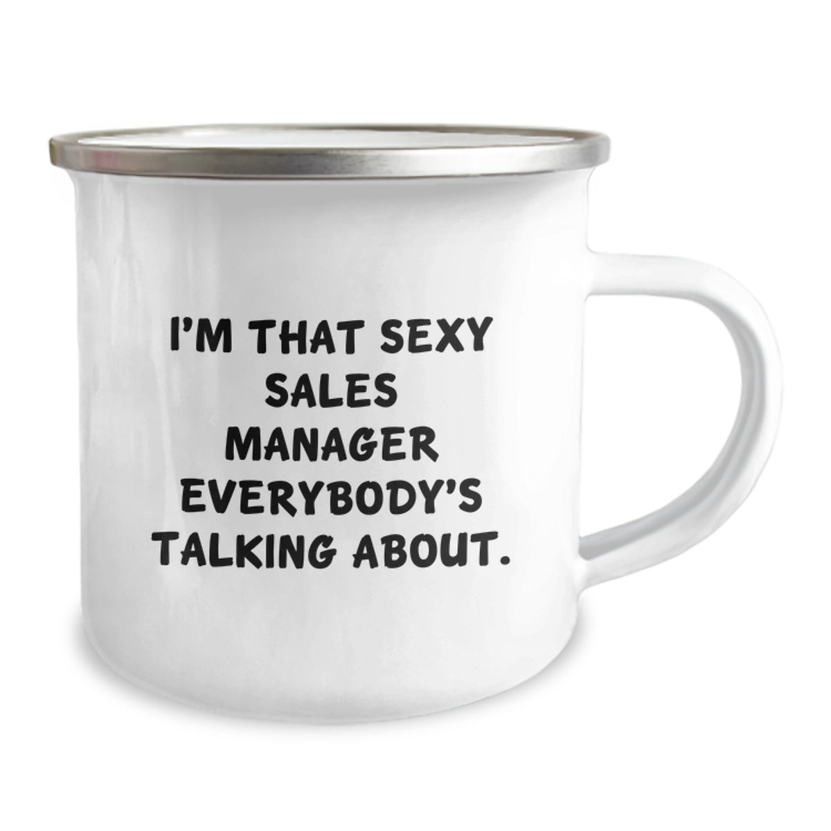 Sales Manager Gift for Him - Sexy Sales Manager Keepsake Camping Mug - Image 2