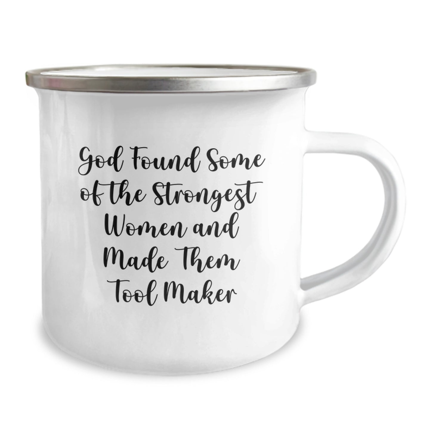 Tool Maker Women Gifts from Men - Funny Valentine's Unique Gifts for Tool Maker Women Camping Mug - Image 2