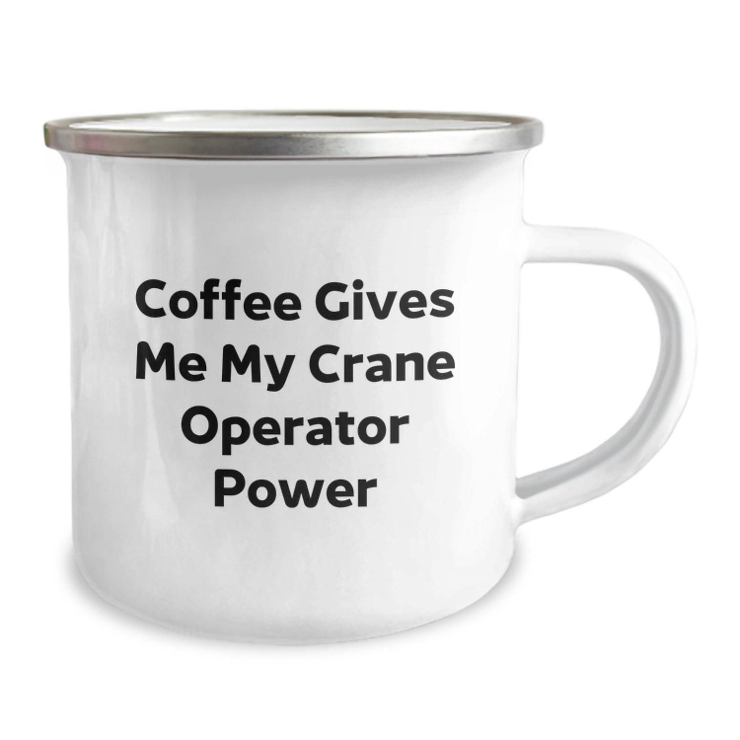 Funny Crane Operator Gifts for Men, Funny Coffee Lovers Mug - Crane Operator Power, Gifts from Friends for Christmas Unique Gifts - Image 2