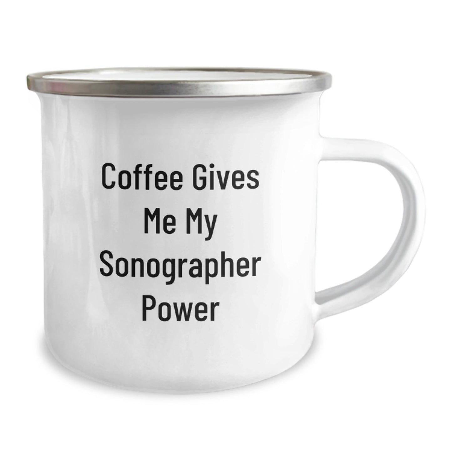 Funny Sonographer Gifts for Women - 'Coffee Gives Me My Sonographer Power' Christmas Unique Gifts for Family - Image 2