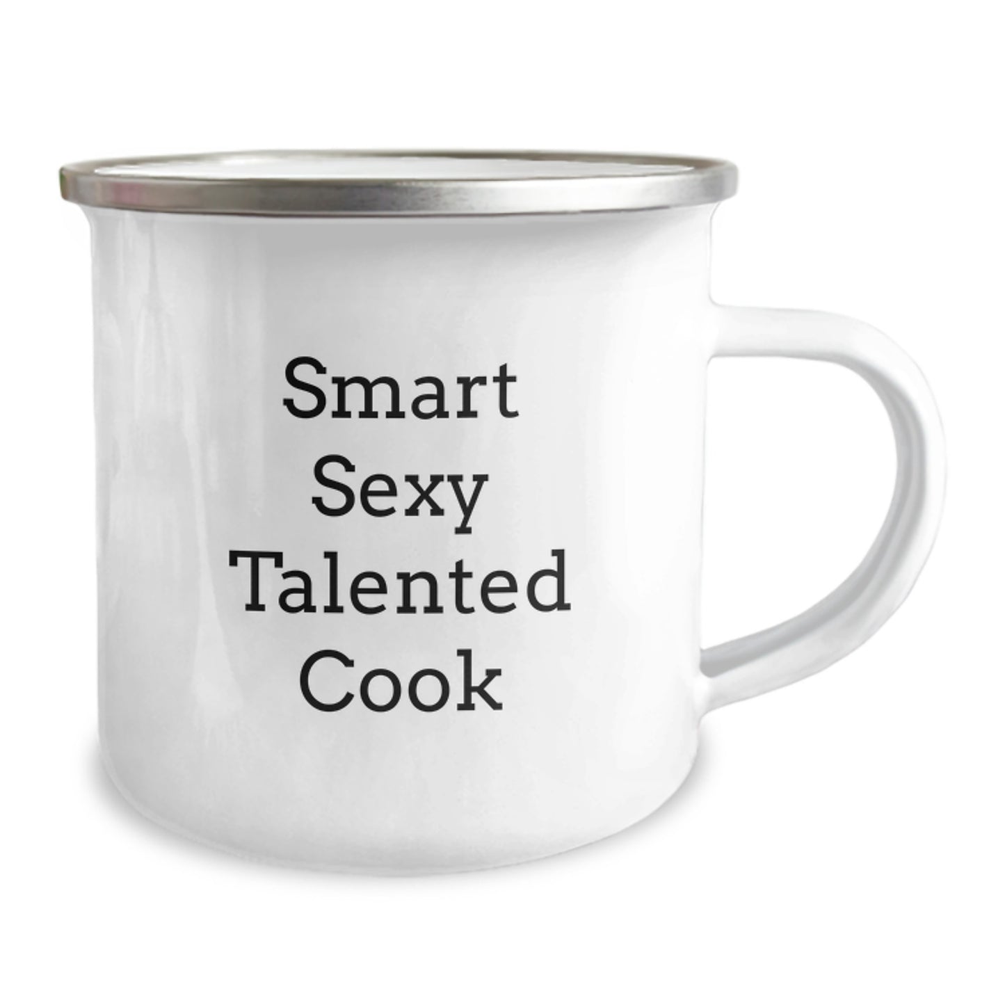 Funny Gift for Men Smart Sexy Talented Cook, Unique Camping Mug for Cook Lover Christmas Unique Gifts from Men to Cook - Image 2
